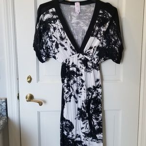 Black & White Kimono Dress